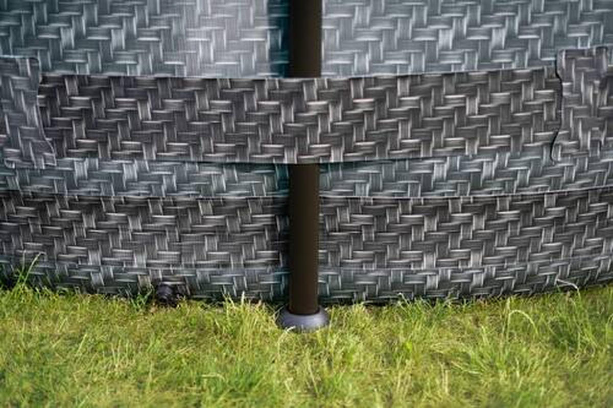POOL PGP4A01648B 488/122 cm  - Grau, KONVENTIONELL, Kunststoff (488/122cm)