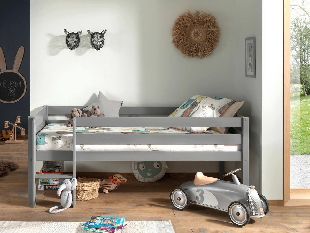 HOCHBETT 90/200 cm Grau  - Grau, MODERN, Holz/Holzwerkstoff (90/200cm) - MID.YOU