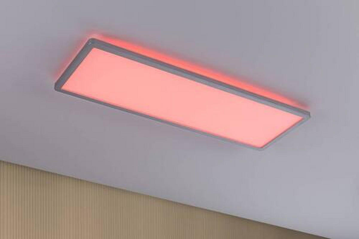 LED-PANEEL  - Chromfarben, Basics, Kunststoff (58/20cm) - Paulmann