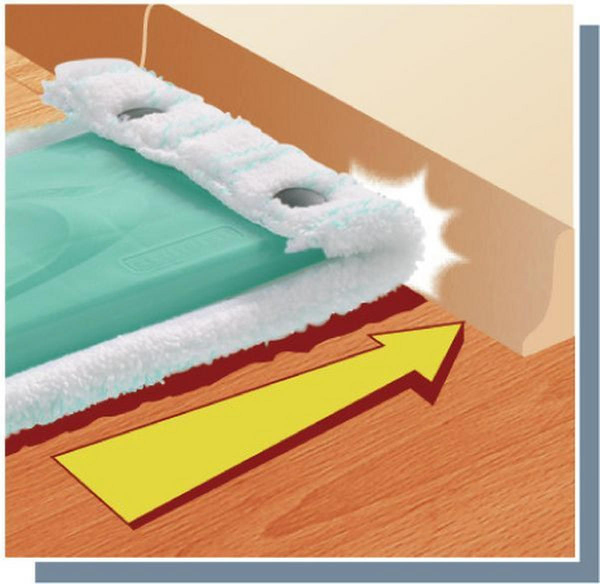 LAVETĂ PENTRU MOP - alb, Basics, textil (1/1cm) - Leifheit