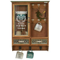 HÄNGEVITRINE in Naturfarben   - Naturfarben, Trend, Glas/Holz (53,5/69,5/18,5cm) - Landscape