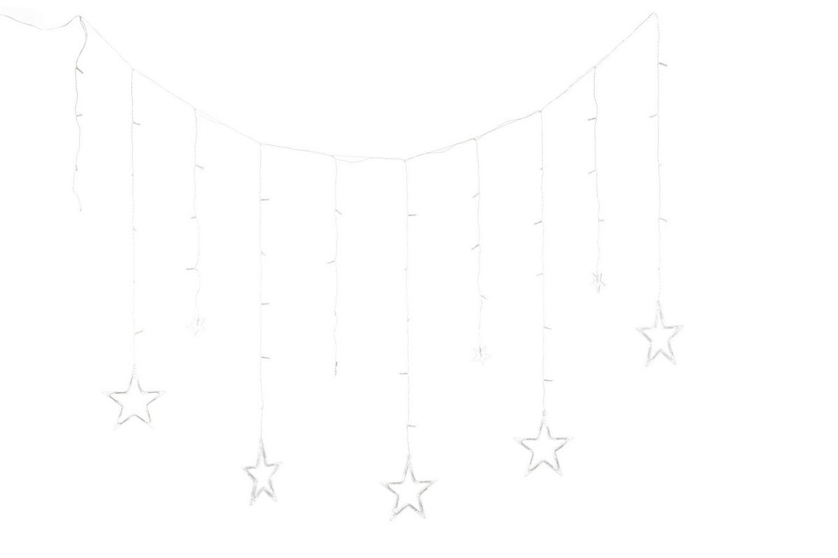 LICHTERKETTE  - Transparent, LIFESTYLE, Kunststoff (180/100cm) - X-Mas