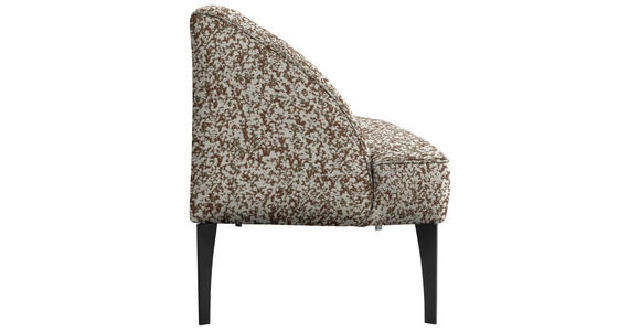 SITZBANK in Textil Braun, Grün, Multicolor  - Multicolor/Schwarz, KONVENTIONELL, Textil/Metall (177/85/72cm) - Moderano