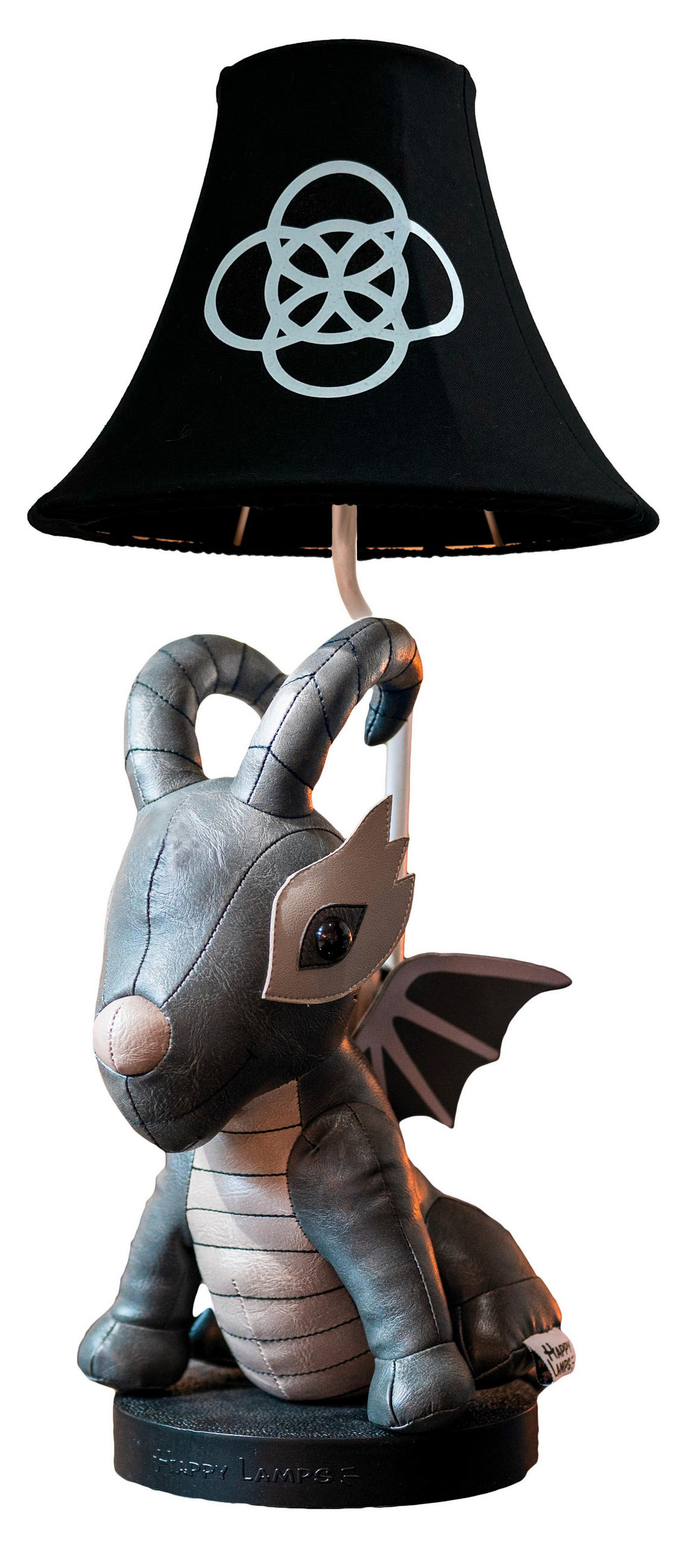 Happy Lamps Led-Kindertischleuchte Black Dragon 30x58x26 cm