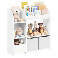 KINDERREGAL Weiß  - Weiß, MODERN, Holzwerkstoff/Textil (62,5/70,2/29,5cm) - MID.YOU