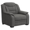 SESSEL in Chenille Anthrazit  - Anthrazit/Schwarz, Basics, Kunststoff/Textil (97/99/99cm) - MID.YOU