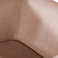 SESSEL in Cord Rosa  - Buchefarben/Rosa, Design, Holz/Textil (85/71/80cm) - Hom`in