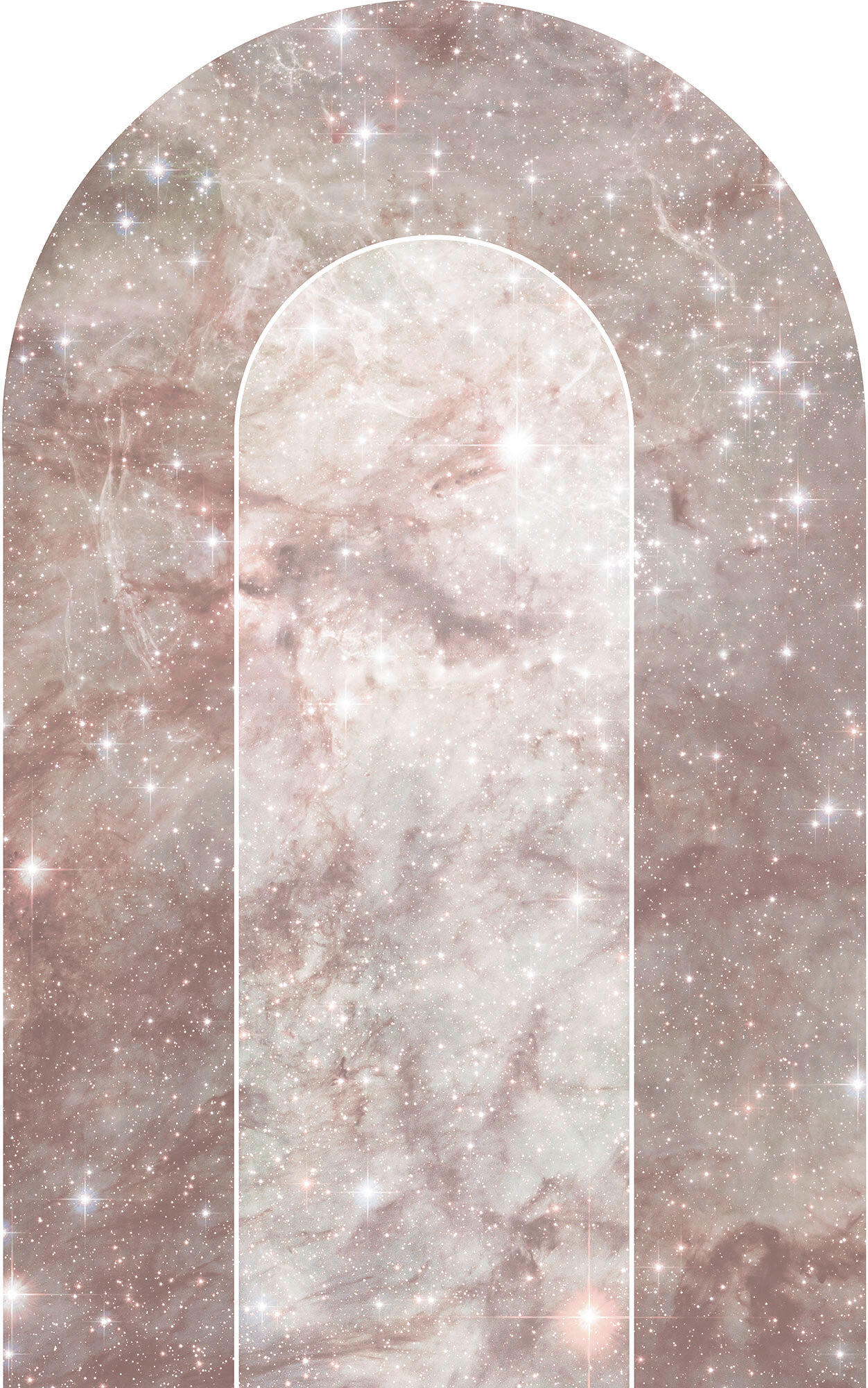 FOTOTAPET 127/200 cm  - vit/röd, Trend, papper (127/200cm) - Komar