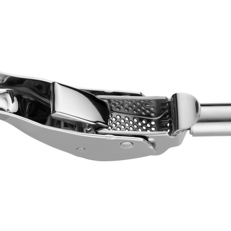 KNOBLAUCHPRESSE Profi Plus  - Silberfarben, Basics, Metall (17/5/3cm) - WMF