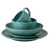 KOMBISERVICE Türkis FONTANA 5-teilig 1 Personen  - Türkis, Basics, Keramik - Costa Nova