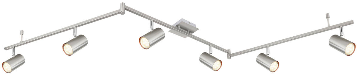 BODOVÉ SVÍTIDLO, 35 W/GU10, 180/10/18.5 cm - Design, kov (180/10/18.5cm) - Globo