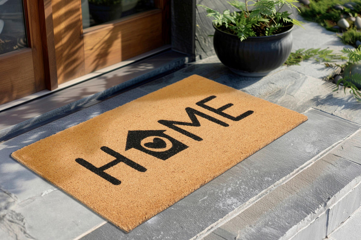 FUßMATTE  45/75 cm  Hellbraun  - Hellbraun, Basics, Textil (45/75cm) - Kayoom