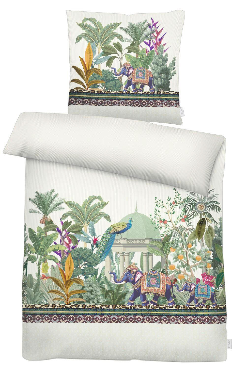 BETTWÄSCHE KARMA Satin 135/200 cm  - Multicolor/Weiß, Design, Textil (135/200cm) - Apelt
