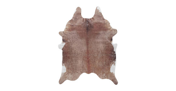 FELLTEPPICH 100/135 cm Etosha - Braun/Weiß, Design, Leder/Textil (100/135cm) - Novel
