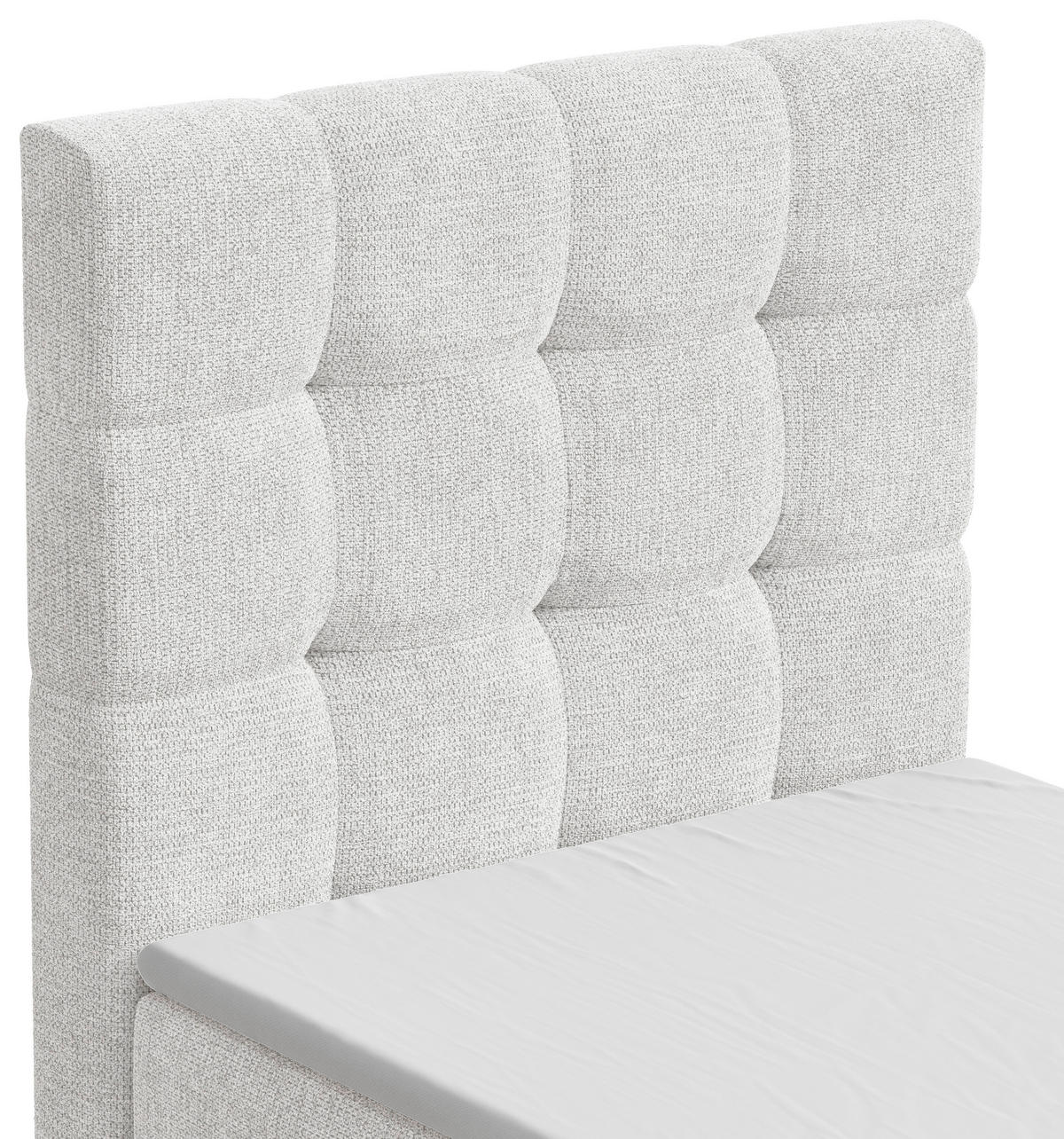 BOXBETT 90/200 cm,  in Weiß, Bettkasten, Topper,  - Schwarz/Weiß, MODERN, Holz/Kunststoff (90/200cm) - MID.YOU