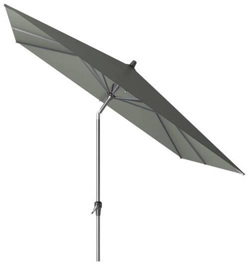 SONNENSCHIRM 250 cm - Anthrazit/Olivgrün, KONVENTIONELL, Textil/Metall (250/250cm) - Siena Garden