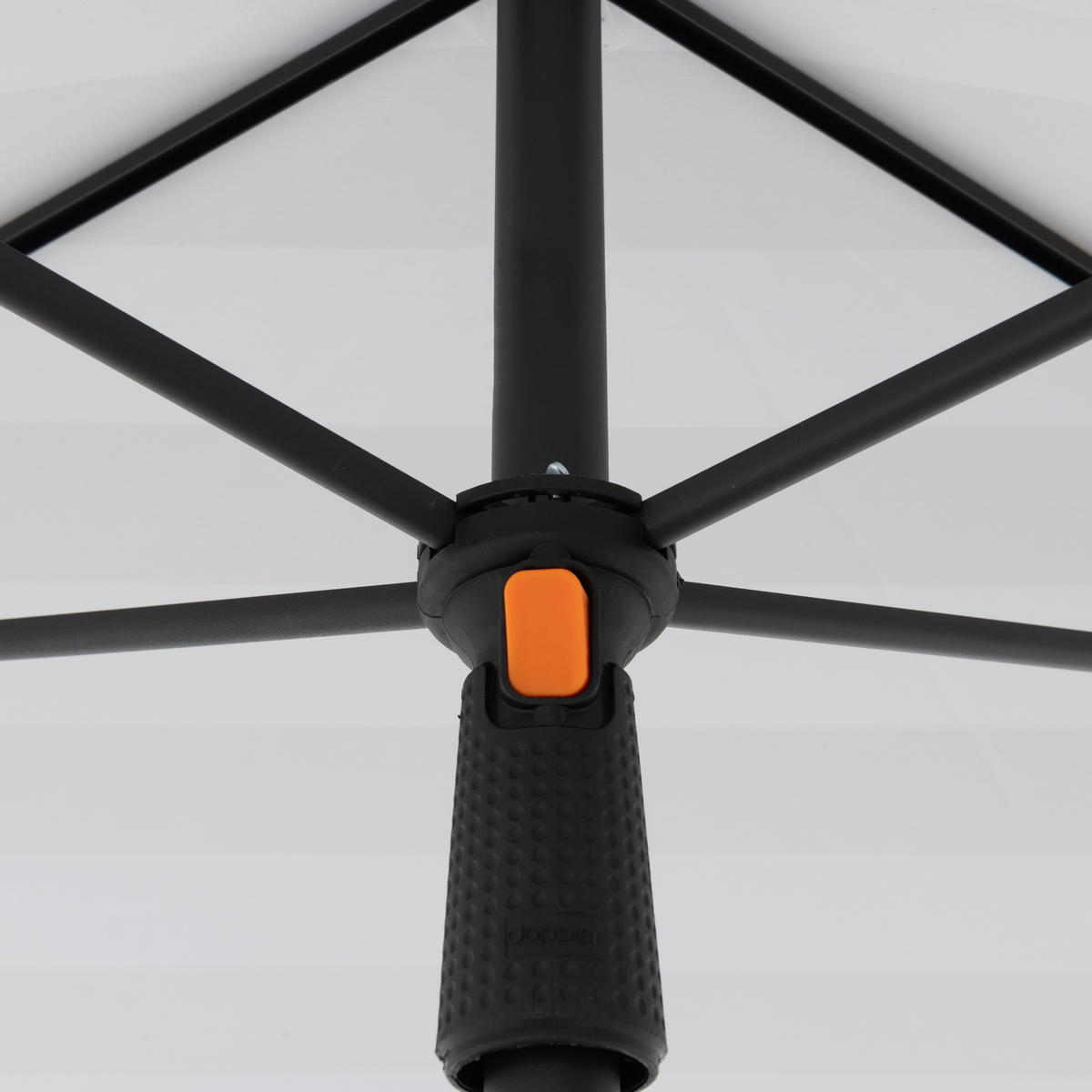 SENČNIK - antracit, Basics, kovina/tekstil (191/128cm) - Doppler