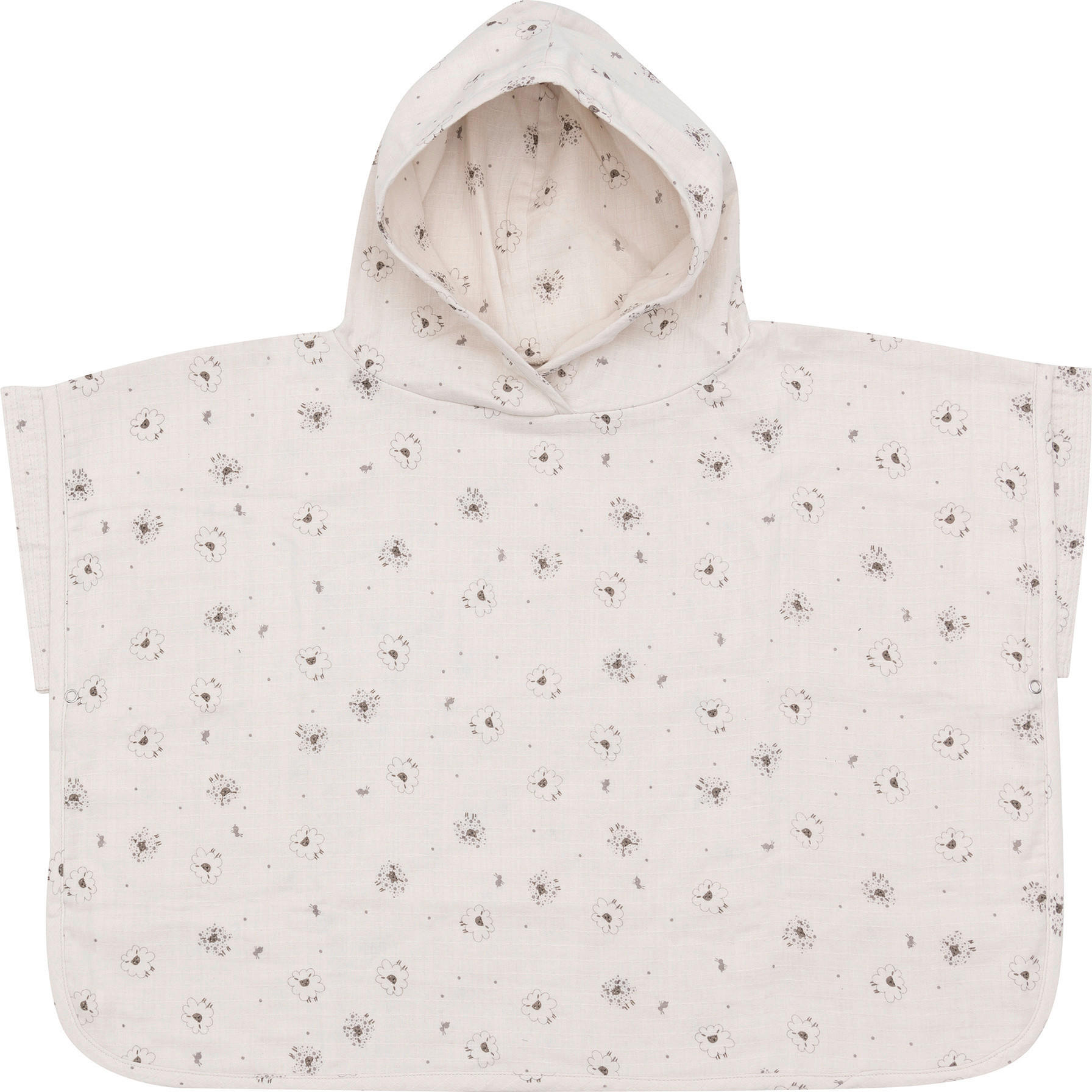 PONCHO  86/92   - Weiß, Basics, Textil (86/92null) - Bebe Jou