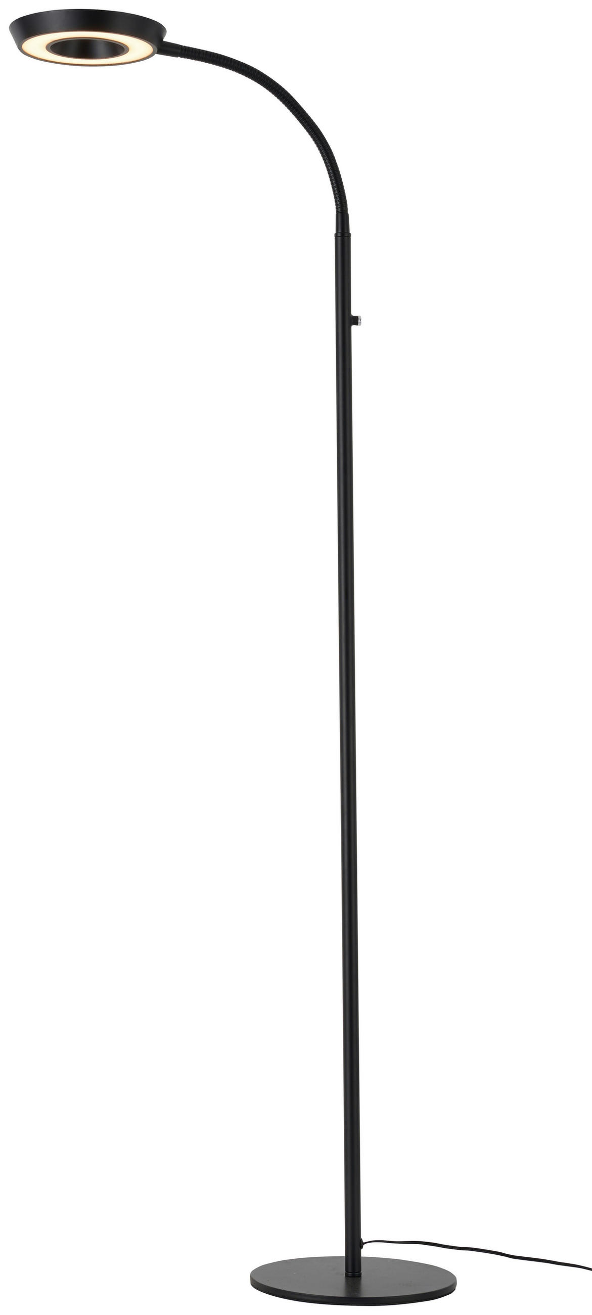 LED-STEHLEUCHTE SMART 14,5/145 cm   - Schwarz, Design, Metall (14,5/145cm) - BOPP
