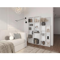 REGÁL, bílá, 80/160/26 cm - bílá, Basics, kompozitní dřevo (80/160/26cm) - Boxxx