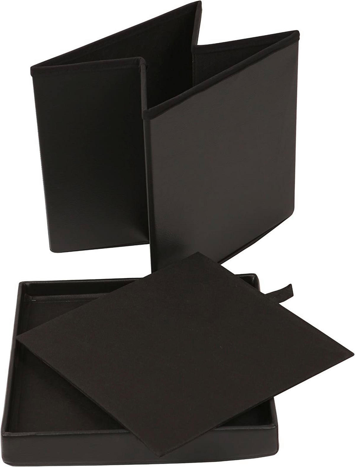 SITZWÜRFEL Schwarz  - Schwarz, Basics, Kunststoff (38/38/38cm) - Echtwerk