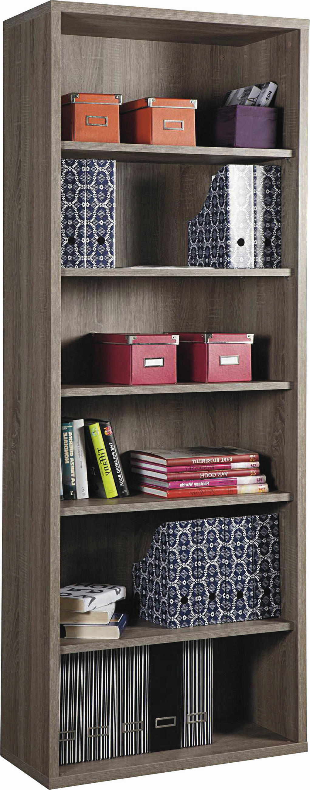 REGÁL NA ŠANÓNY, dub sonoma, 82/217/36 cm - dub sonoma, Design, kompozitné drevo (82/217/36cm) - Carryhome