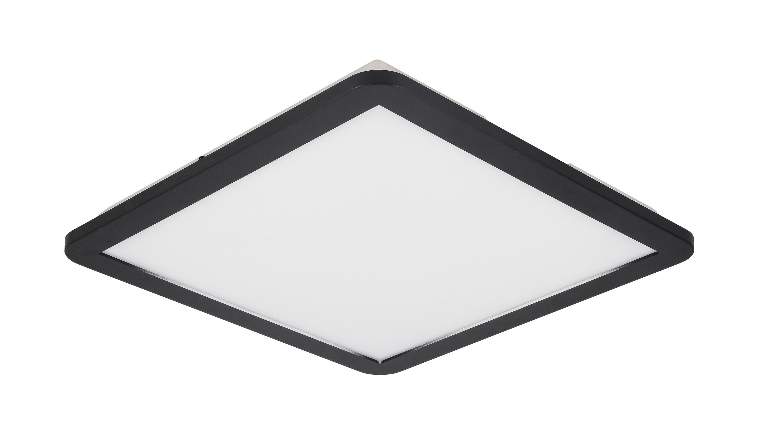 PLAFONIERĂ CU LED - alb/negru, Trend, plastic (40/40/4cm) - Novel