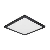 PLAFONIERĂ CU LED - alb/negru, Trend, plastic (40/40/4cm) - Novel