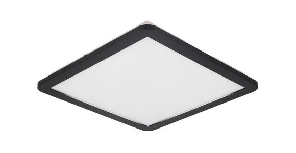 LED-DECKENLEUCHTE 40/40/4 cm   - Schwarz/Weiß, Trend, Kunststoff (40/40/4cm) - Novel