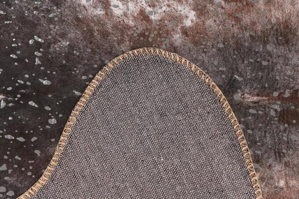UMĚLÁ KOŽEŠINA, 160/220 cm, hnědá - hnědá, Basics, textil (160/220cm)