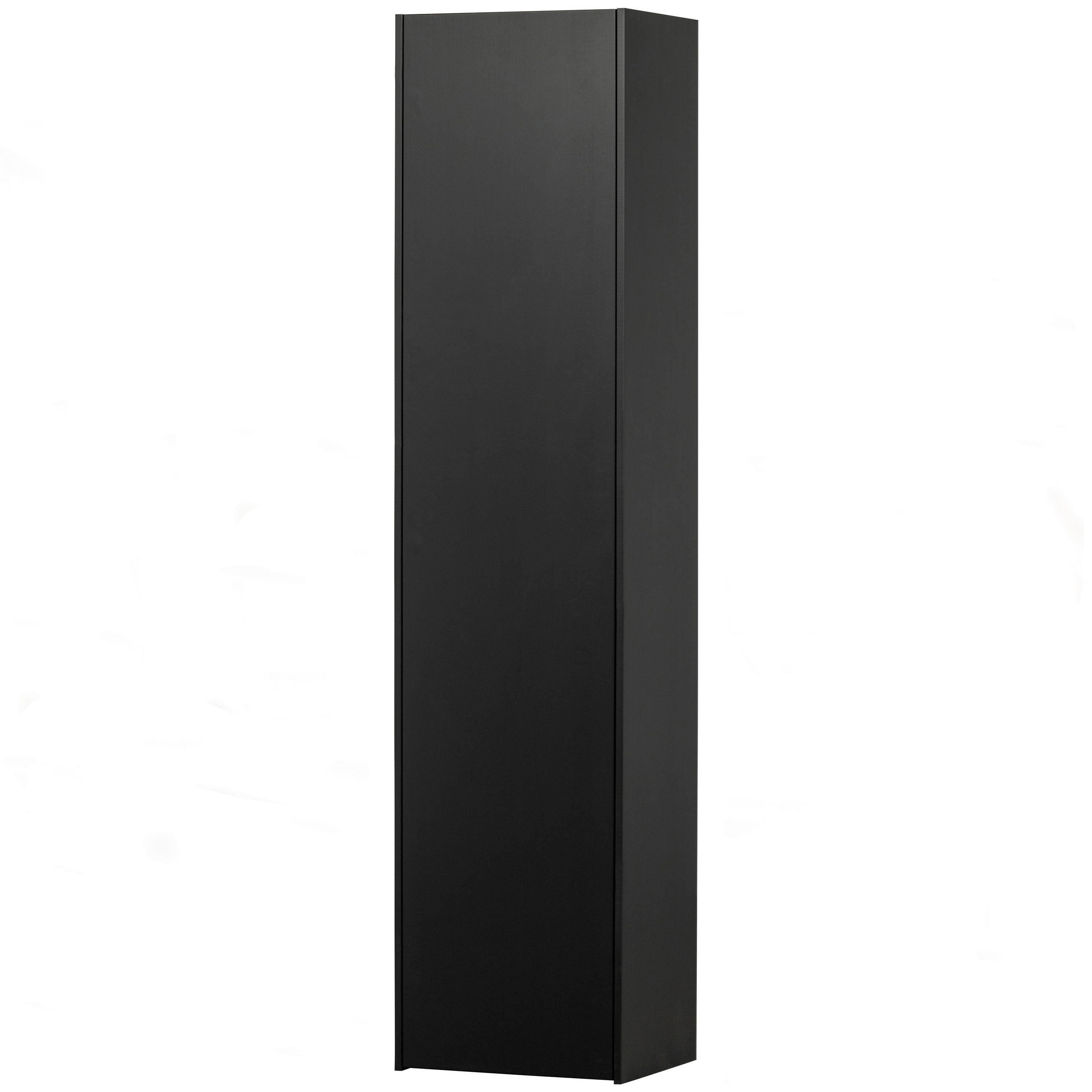 MEHRZWECKSCHRANK 44/188/35 cm  in Schwarz  - Schwarz, Design, Holz (44/188/35cm) - Livetastic