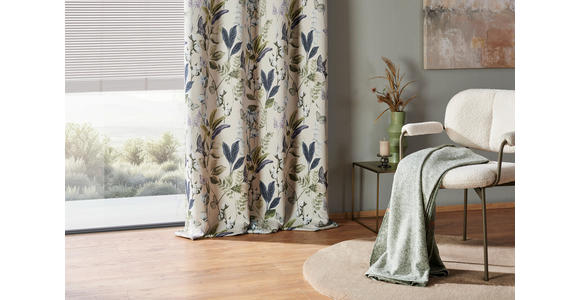 DEKOSTOFF per lfm Verdunkelung  - Grün, KONVENTIONELL, Textil (145cm) - Esposa