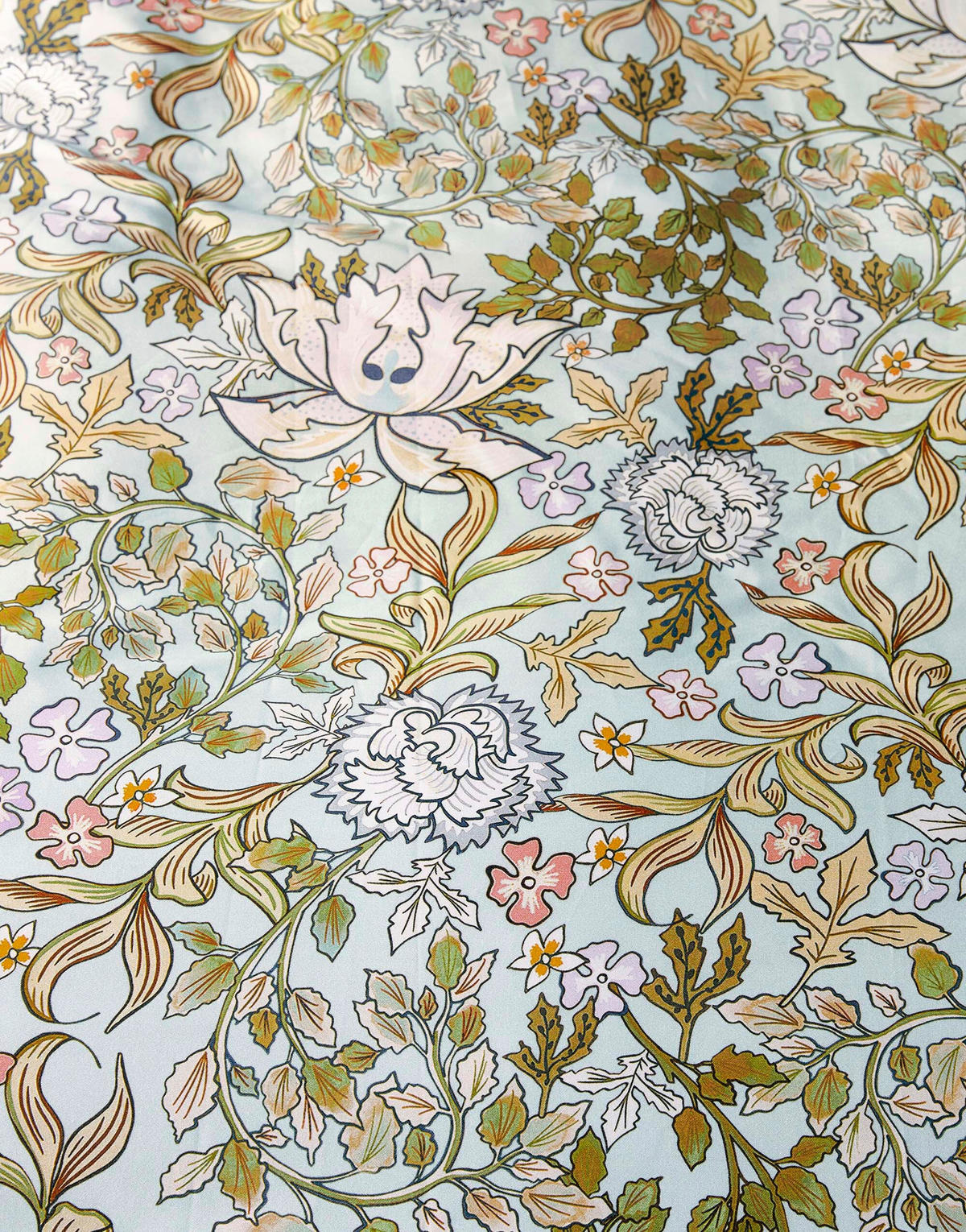 BETTWÄSCHE OPHELIA Satin  - Blau, Basics, Textil (200/200cm) - Essenza