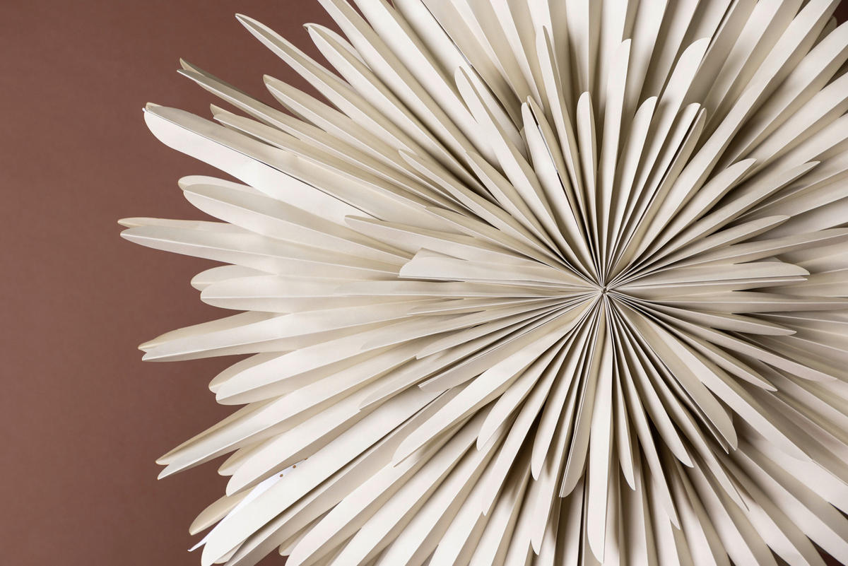 HÄNGELEUCHTE 100/100/28 cm   - Beige, Basics, Papier (100/100/28cm) - P & B