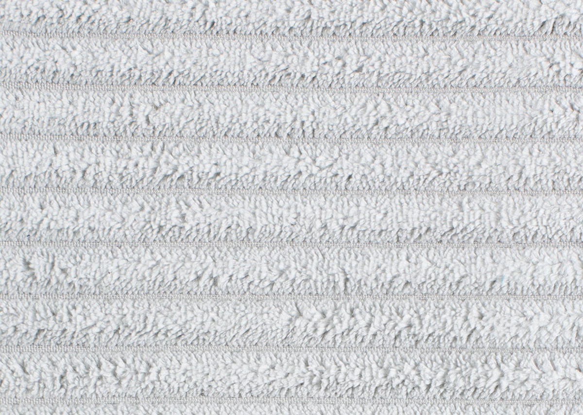 ECKSOFA in Cord Silberfarben  - Edelstahlfarben/Silberfarben, Konventionell, Textil/Metall (248/200cm) - Beldomo System