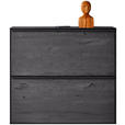 HÄNGESCHUHSCHRANK 98/88/20 cm  - Anthrazit/Schwarz, Design, Holz/Metall (98/88/20cm) - Johann Jakob