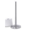 DRŽAČ TOALETNOG PAPIRA  boje oplemenjenog čelika  metal  MIMO  - boje oplemenjenog čelika, Konvencionalno, metal (37cm) - Zack
