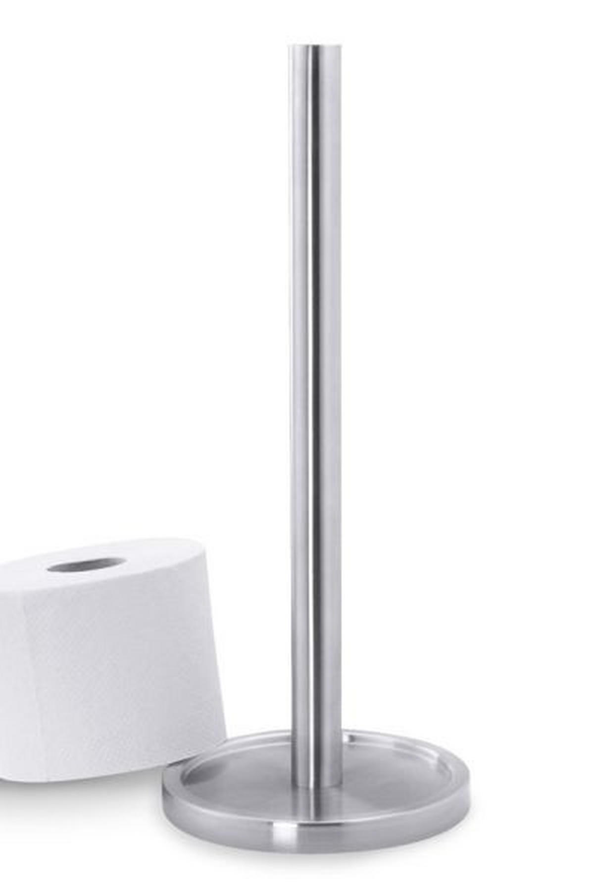 DRŽAČ TOALETNOG PAPIRA  boje oplemenjenog čelika  metal  MIMO  - boje oplemenjenog čelika, Konvencionalno, metal (37cm) - Zack