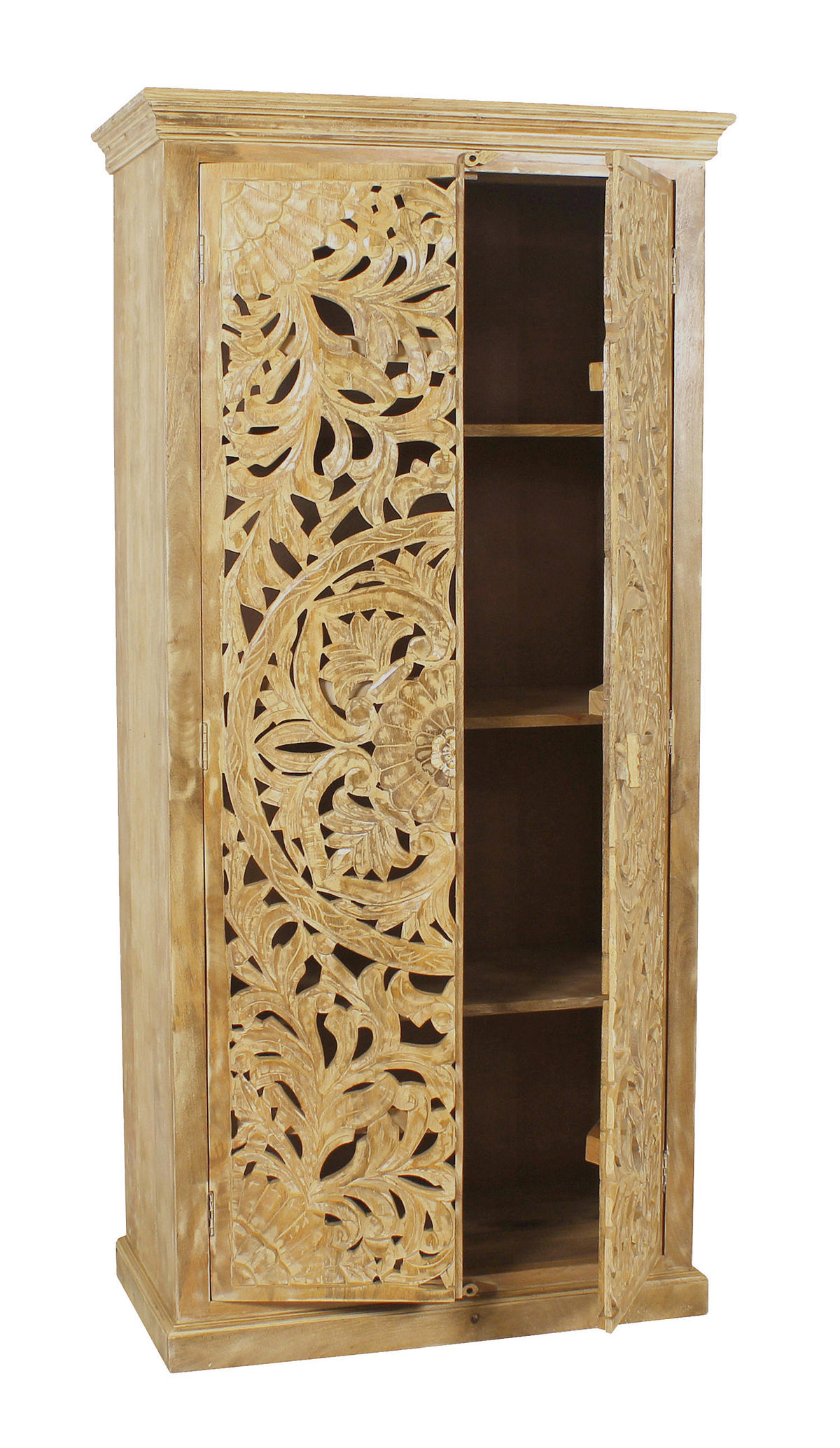 GARDEROBE 4-teilig  in 170/185/45 cm  - Naturfarben, Design, Holz (170/185/45cm) - MID.YOU