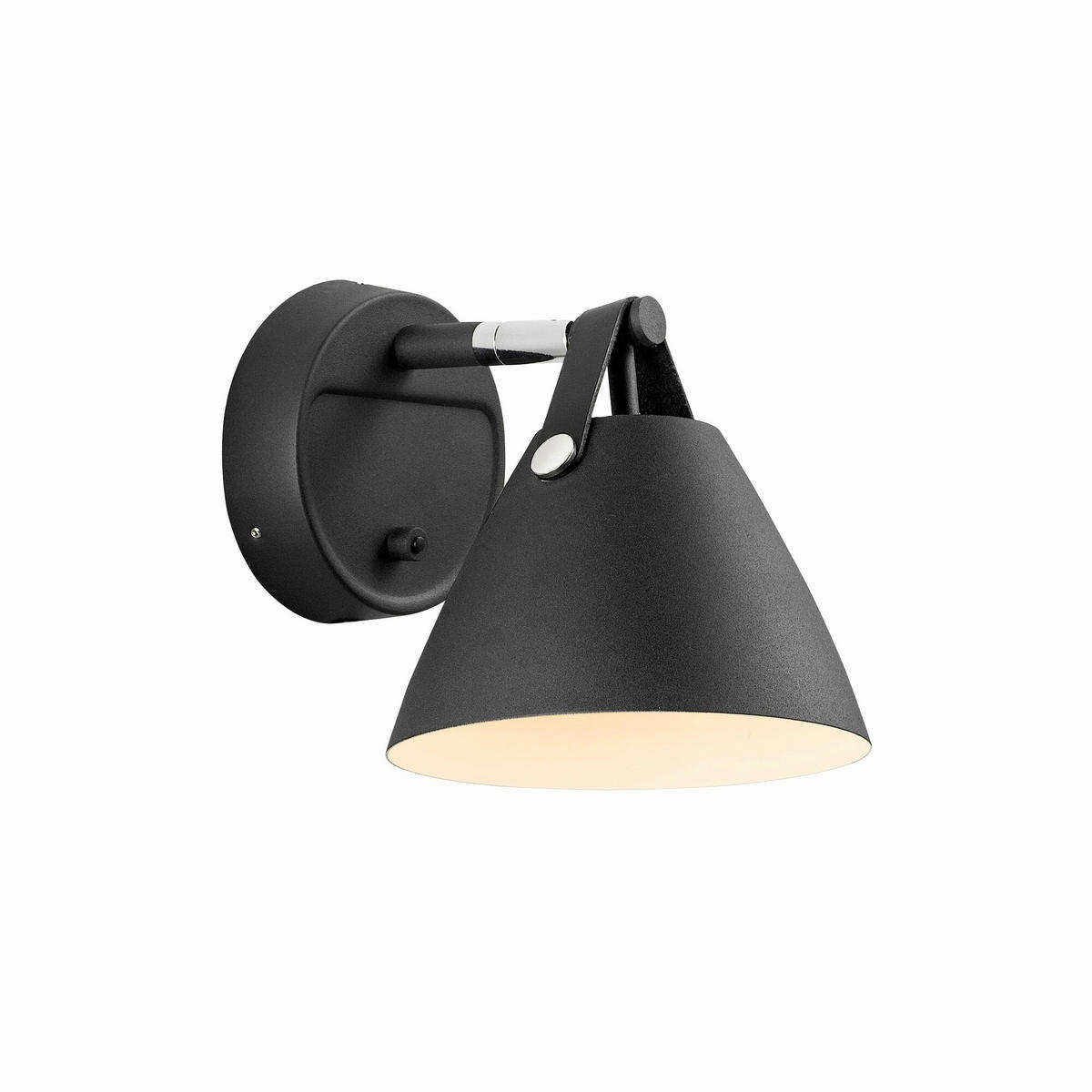 WANDLEUCHTE 16,5/17 cm   - Schwarz, KONVENTIONELL, Metall (16,5/17cm) - Nordlux