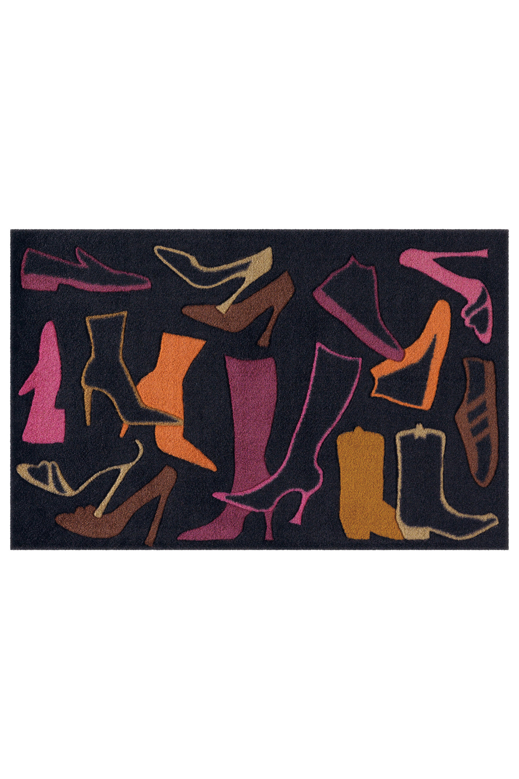FUSSMATTE 64/168 cm  - Violett/Braun, Basics, Kunststoff/Textil (64/168cm) - Kayoom
