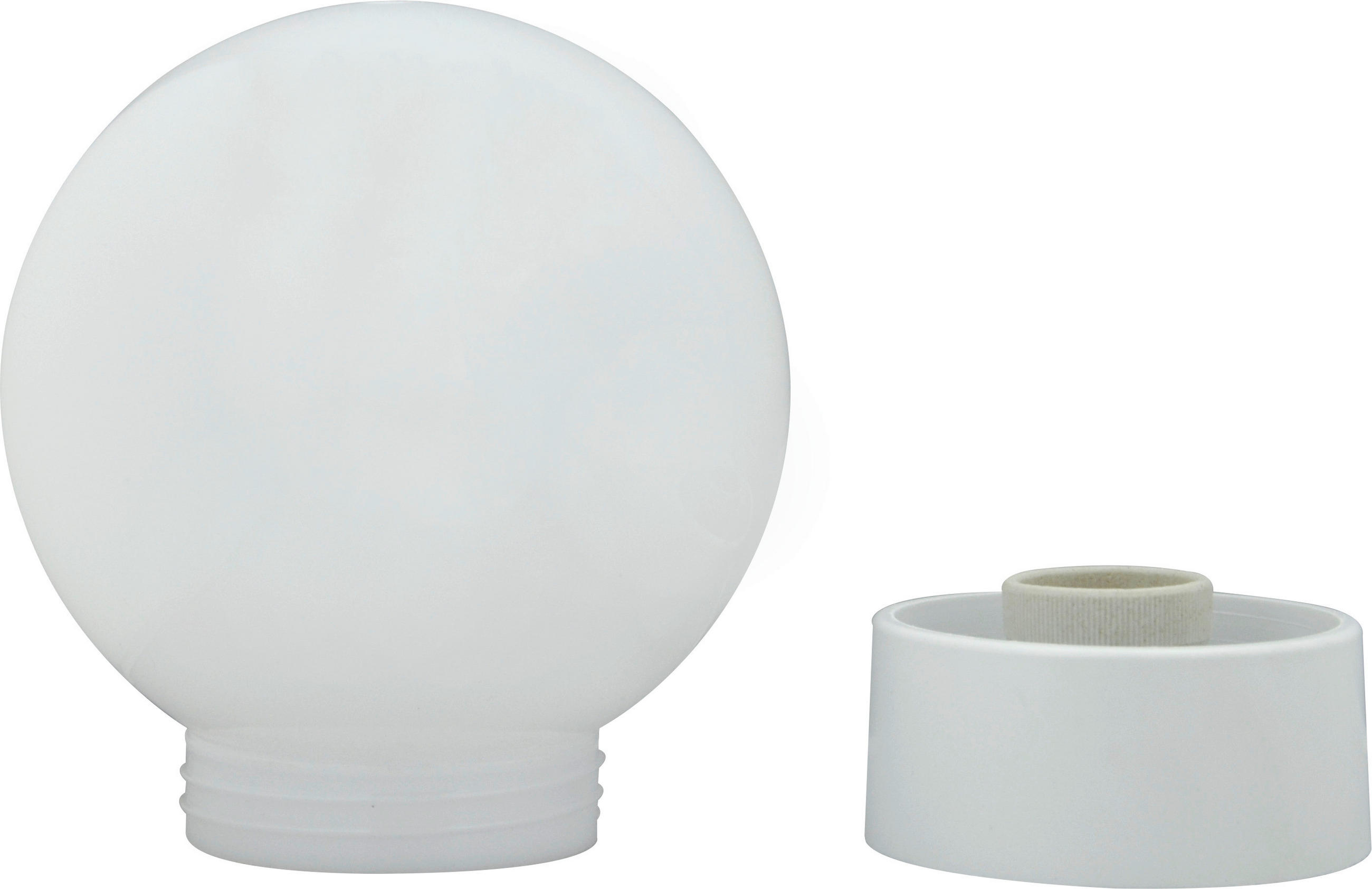 BADEZIMMER-WANDLEUCHTE 15/18 cm   - Weiß, Basics, Kunststoff (15/18cm)