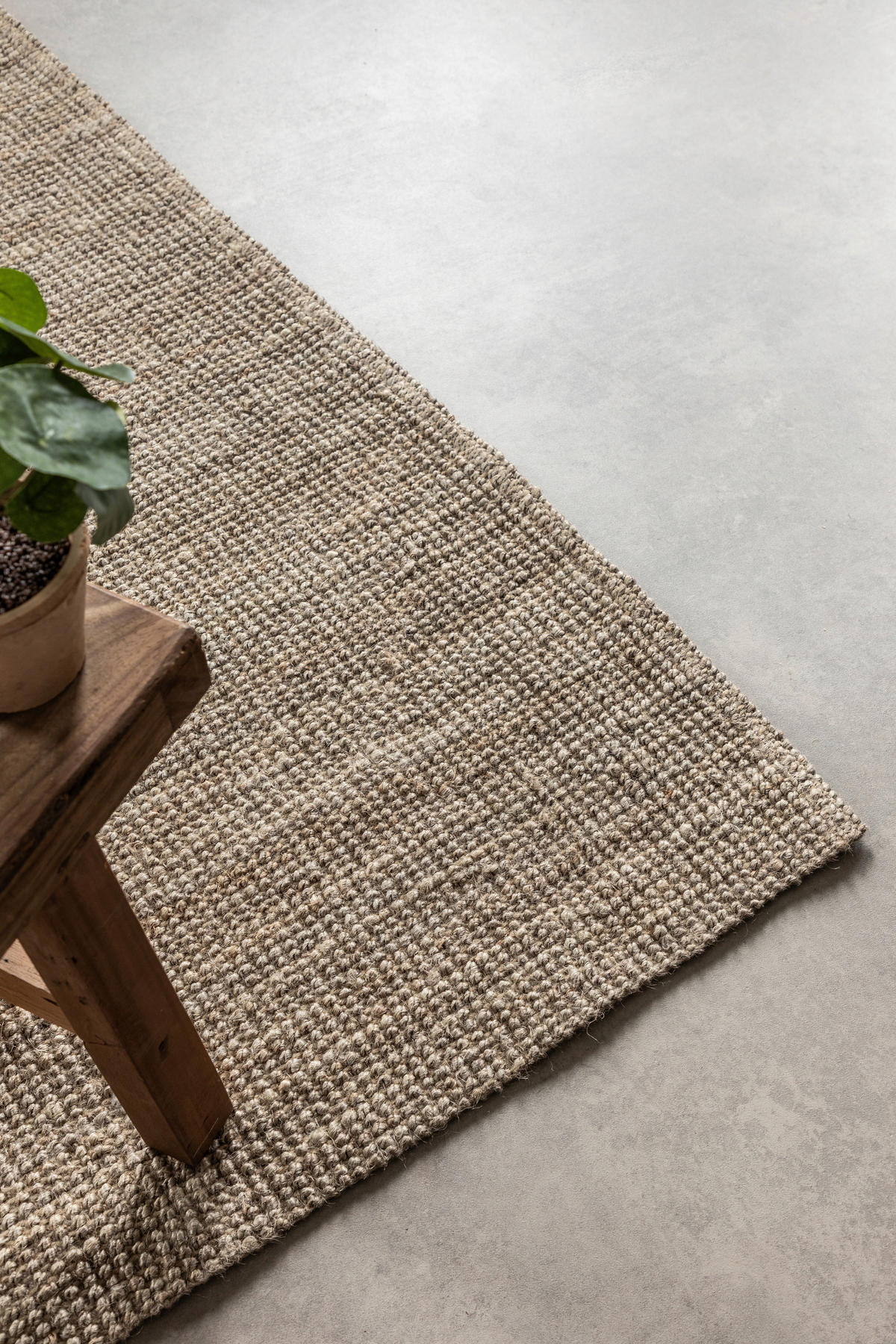 JUTETEPPICH 190/280 cm Bouclé Greige  - Greige, Basics, Textil (190/280cm)