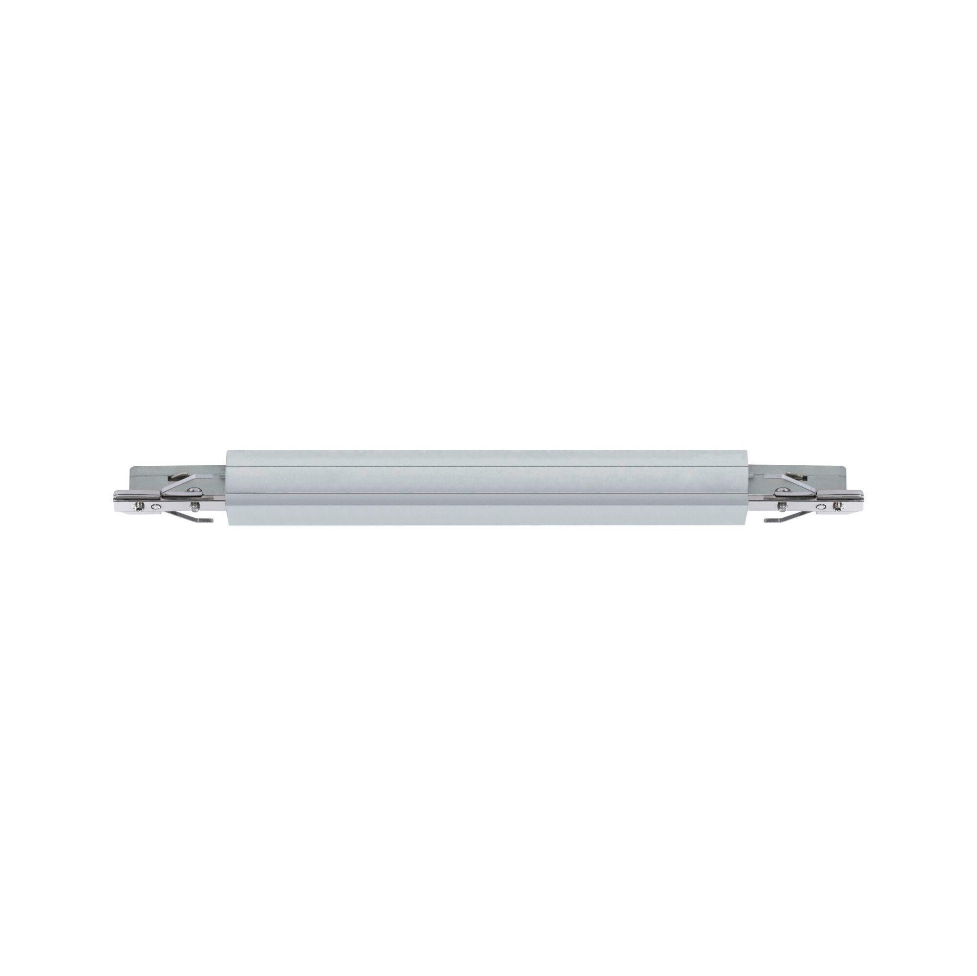 SCHIENENSYSTEM-STROMTRENNER - Chromfarben, Basics, Kunststoff (24,0/1,8/2,1cm) - Paulmann