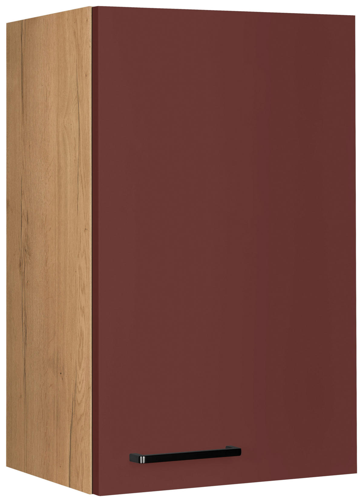 KÜCHENOBERSCHRANK 45/72/35 cm  in Rot, Eichefarben  - Eichefarben/Rot, MODERN, Holzwerkstoff/Metall (45/72/35cm) - Nobilia