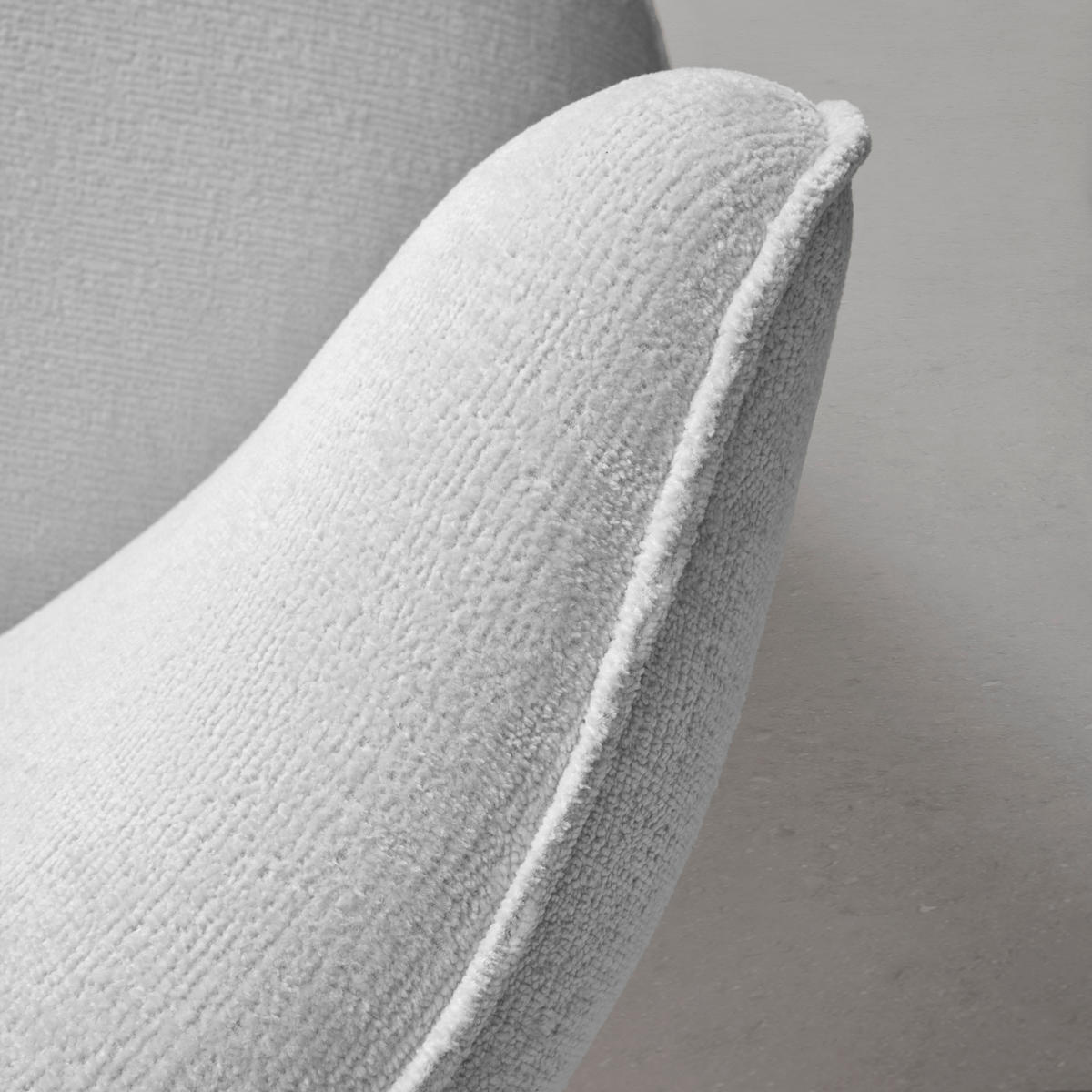 FÅTÖLJ i textil ljusgrå  - ljusgrå/svart, Modern, metall/textil (77/81/85cm) - MID.YOU