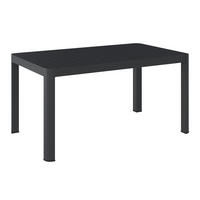 KERTI ASZTAL   - antracit, Modern, fém (142/202/76/142cm) - Ambia Garden