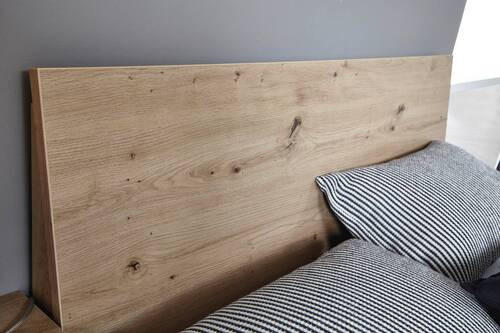 BETT 120/200 cm Grau, Eichefarben  - Eichefarben/Grau, Trend (120/200cm) - Stylife