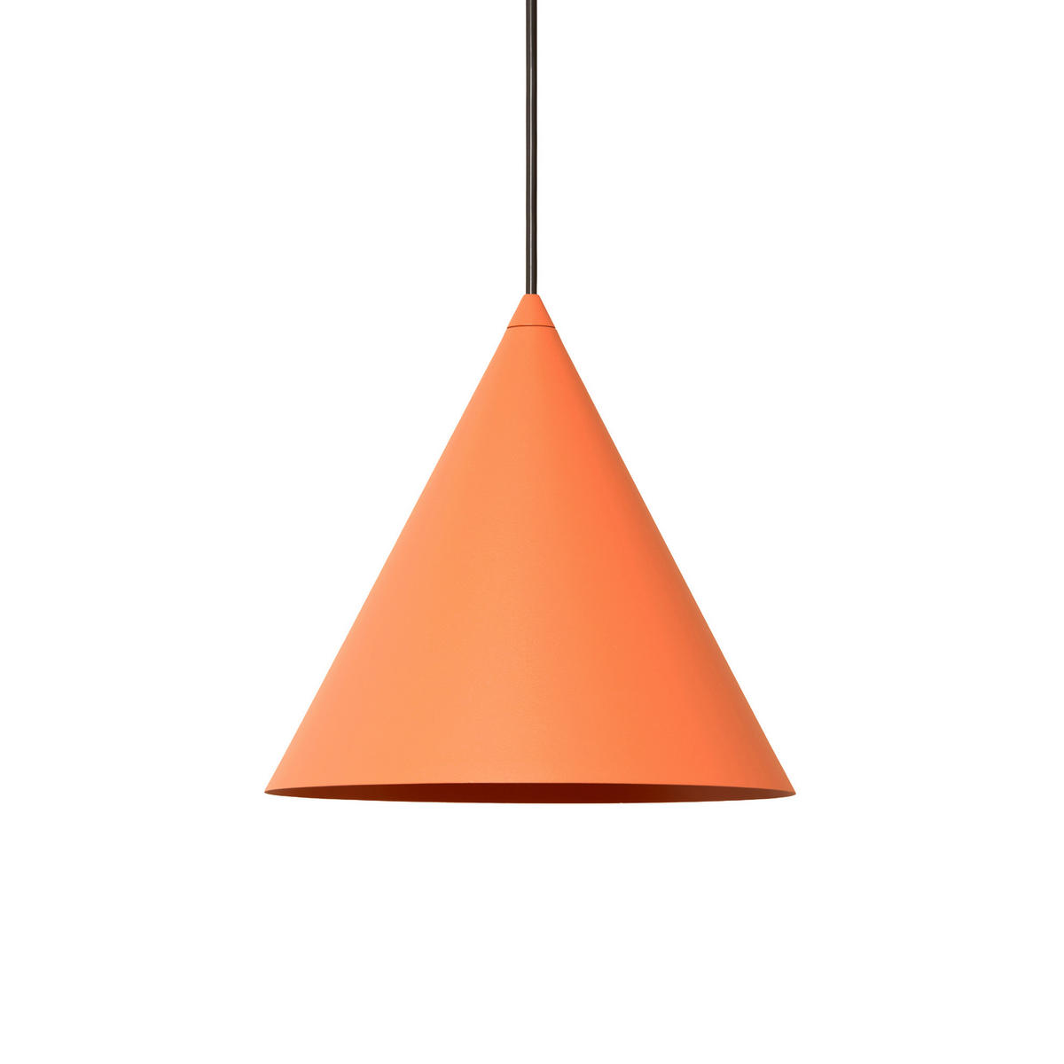 HÄNGELEUCHTE 18/18/98 cm  - Terracotta, Design, Metall (18/18/98cm)