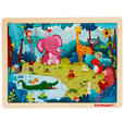 PUZZLE Tiere  - Blau/Pink, Basics, Holz (30/22,5/0,8cm) - My Baby Lou